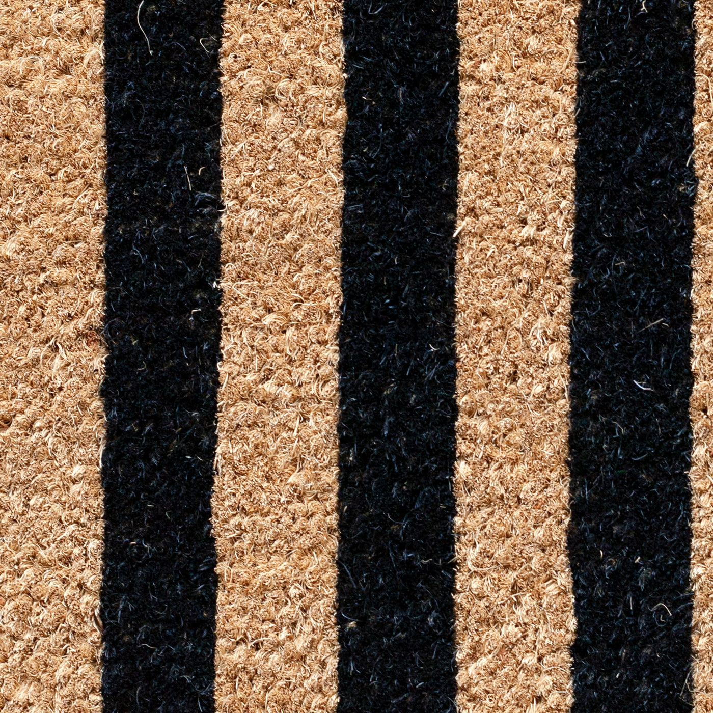 BAHA Natural Coir Fibre Door Mat (Hampton Black) (60 x 40cm) - Baha
