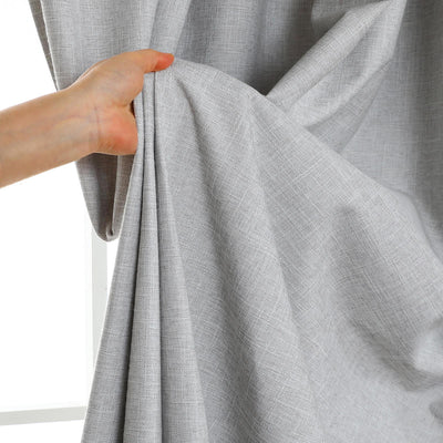 Marlo S-Fold Blockout Curtain - Cloud - Baha
