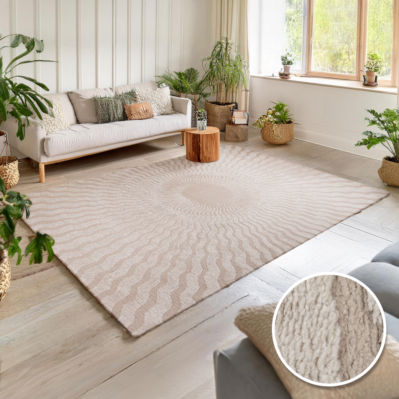 Isolde High Low Pattern Rug (200 x 280cm)