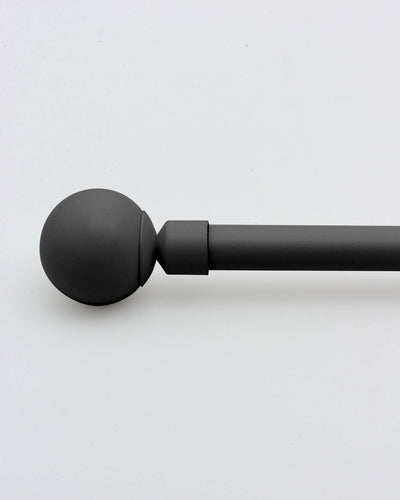 BAHA   Ball Curtain Rod (Black Nickel) (175 - 305cm)