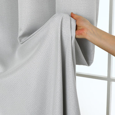 Casper Eyelet Room Darkening Curtain (Linen) (W140cm x D223cm) - Baha