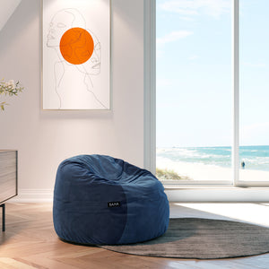 The Joey, Memory Foam Children's Bean Bag Chair / Pod (80 x 80cm) (Slate) - Baha