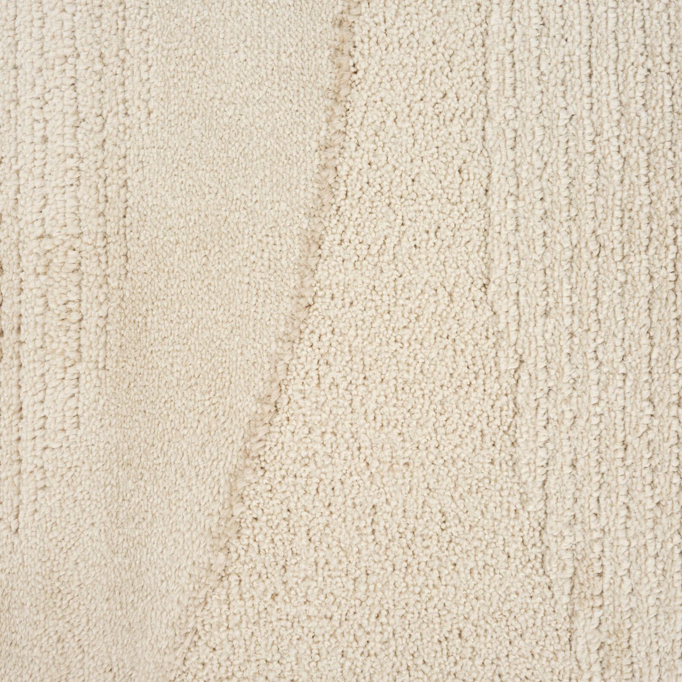 Lido High Low Cream Rug (160 x 230cm)