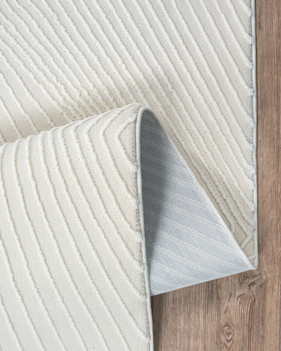 Cala High Low Cream Rug (240 x 340cm)