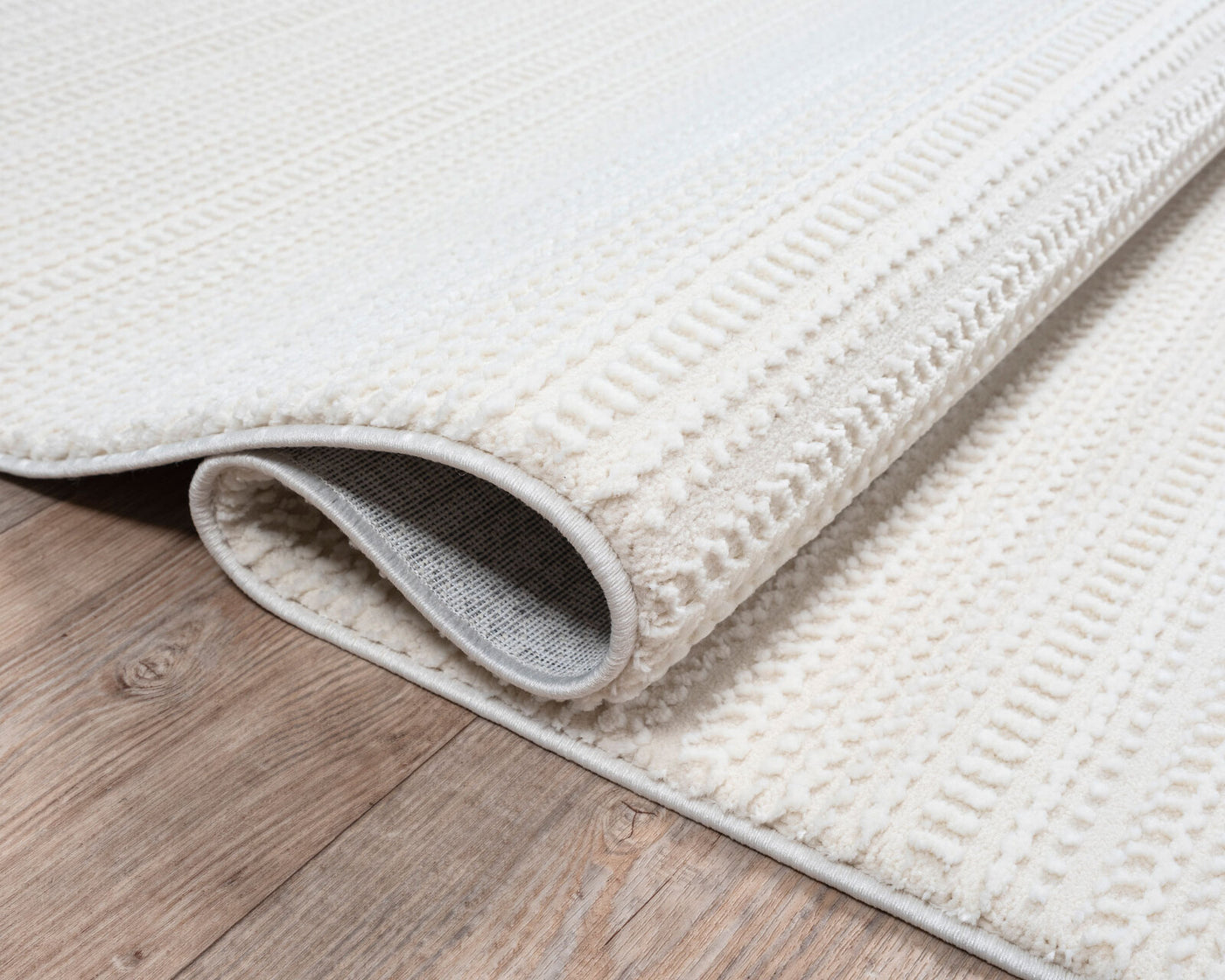 Maroma High Low Cream Rug (160 x 230cm) - Baha