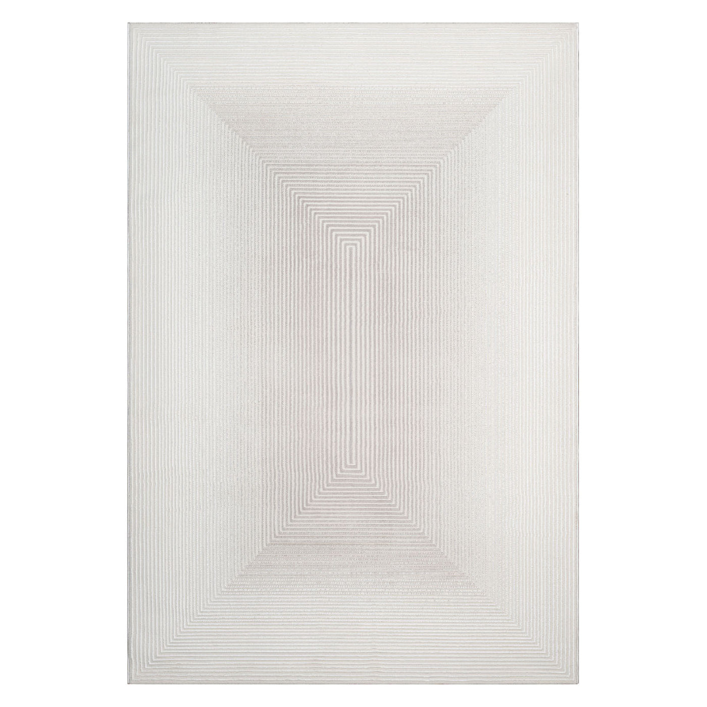 Maho Geometric Cream Rug (160 x 230cm)