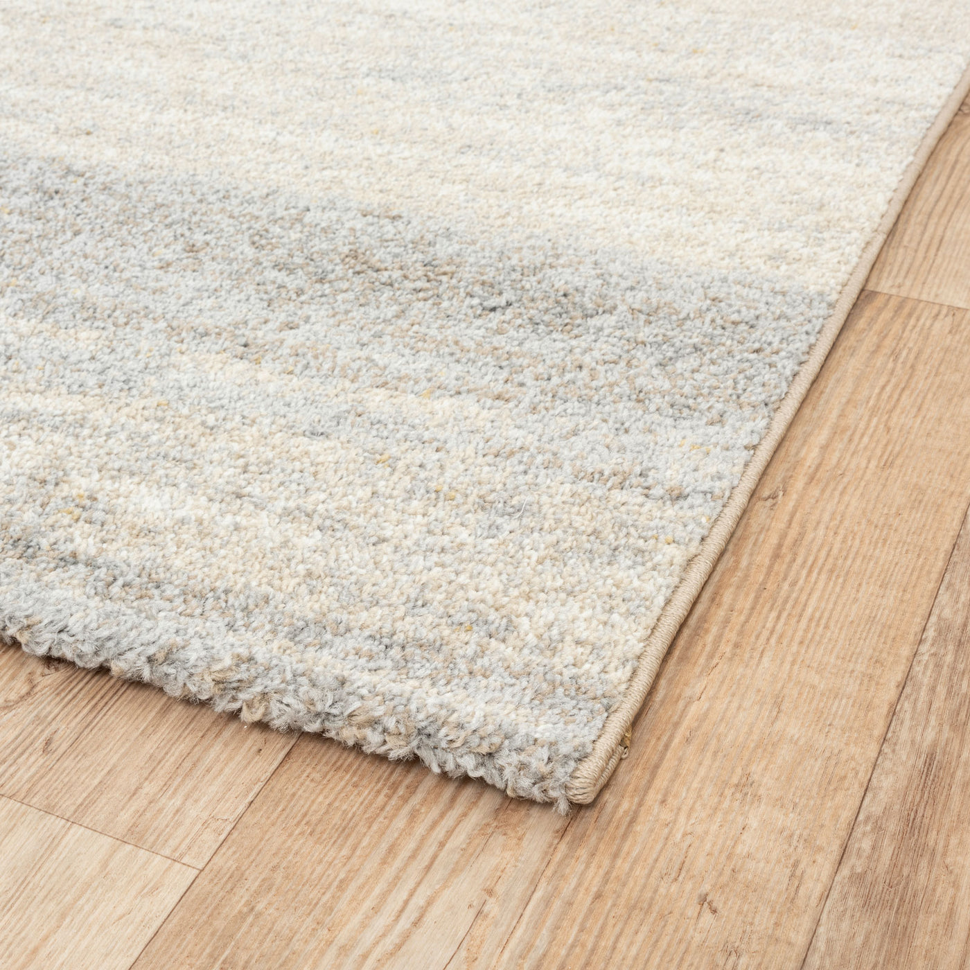 Praia Cream and Grey Rug (240