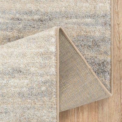 Praia Cream and Grey Rug (240