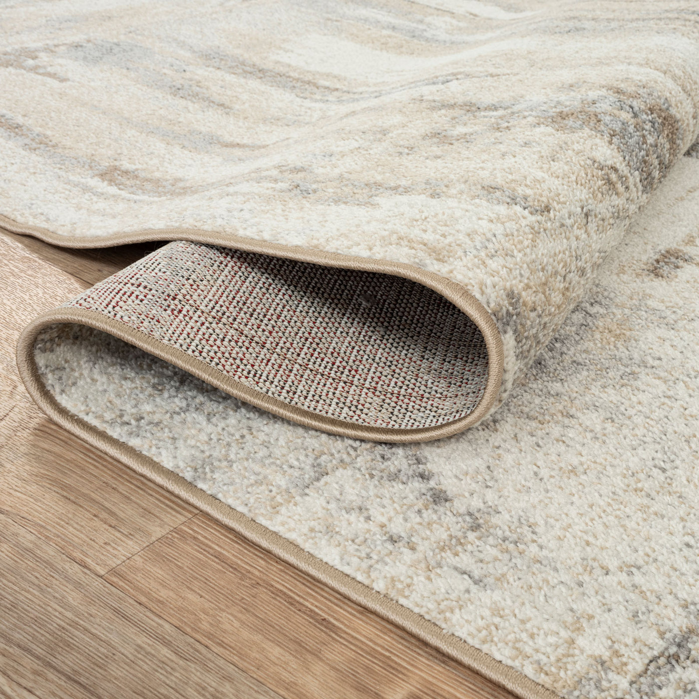 Tulum Cream and Grey Rug (240 x 340cm)