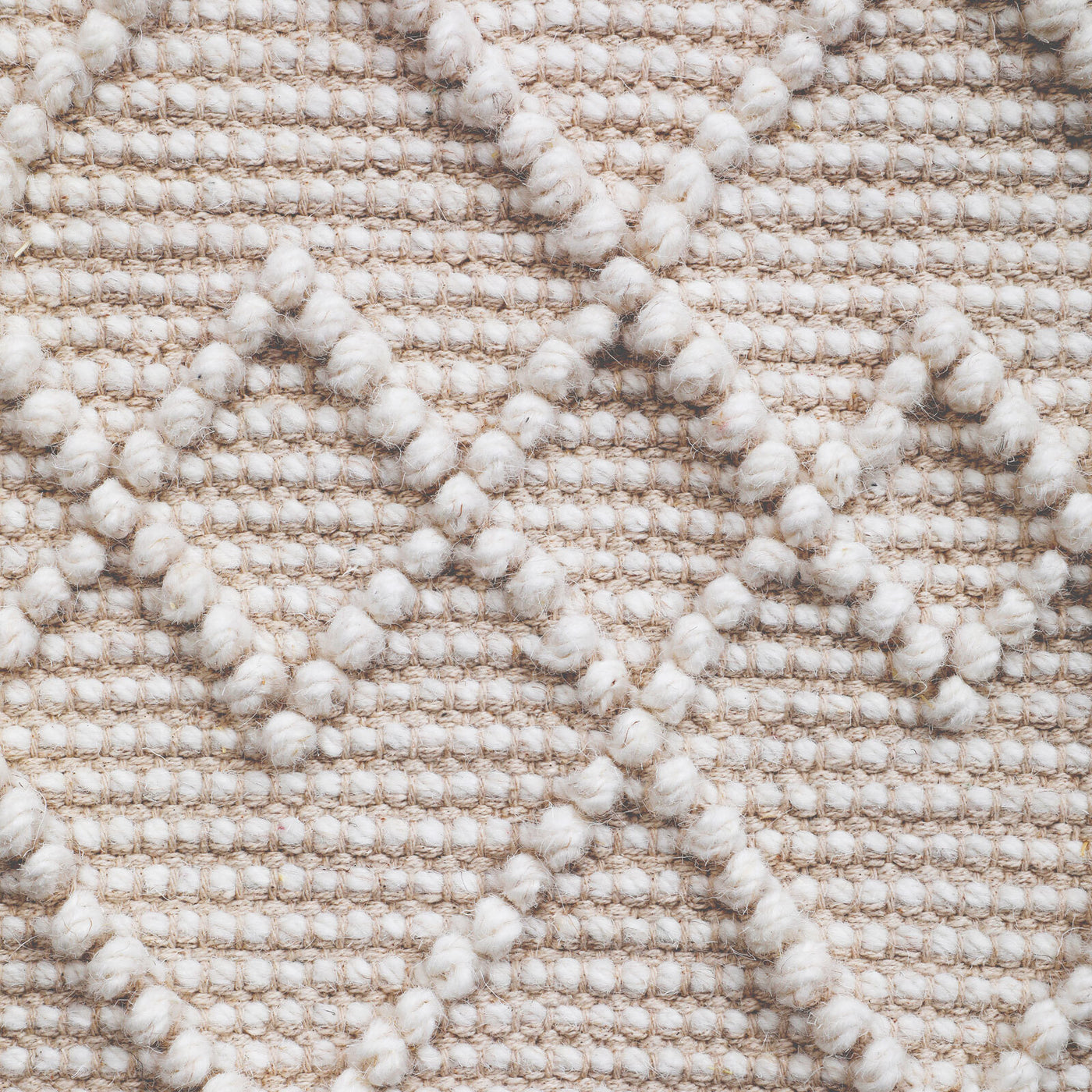 Batibou Cream Hand Woven Wool Rug (200 X 300cm) - Baha