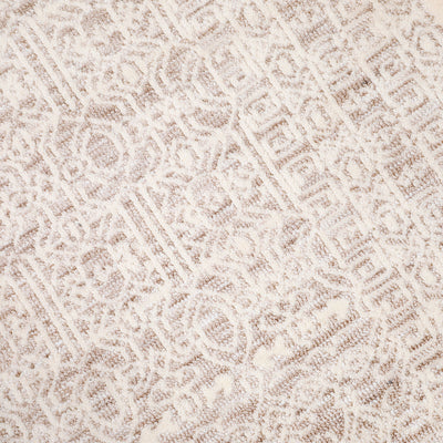 Tortuga Cream and Grey Traditional Floral Rug (200 X 300cm) - Baha