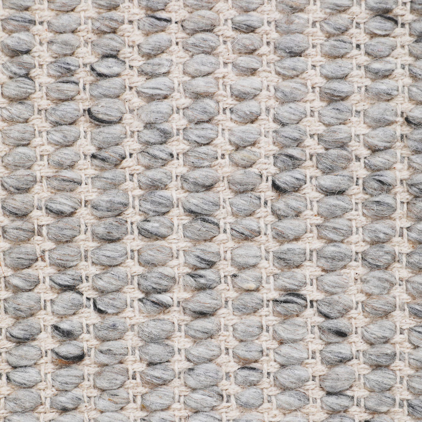 Vatersay Grey Felted Wool Rug (160 X 230cm) - Baha