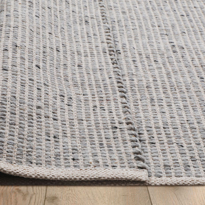 Vatersay Grey Felted Wool Rug (160 X 230cm)